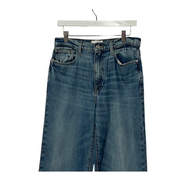 FRAME WOMENS SIZE 28 LE JANE HIGH RISE WIDE LEG VARSITY BLUES NEW - Picture 8 of 14